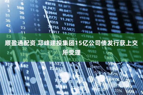 顺盈通配资 邛崃建投集团15亿公司债发行获上交所受理